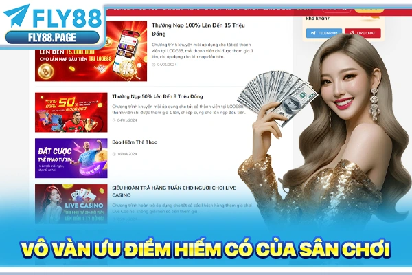 Vô vàn ưu điểm hiếm có của sân chơi